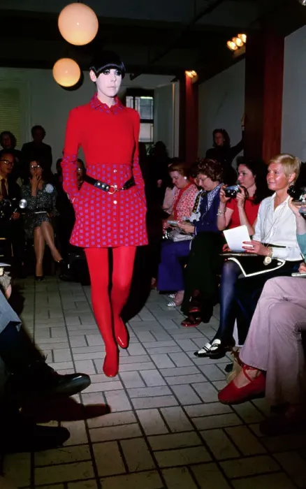 Framed Print : Peggy Moffit Modeling Minisweater and Shirtdress Framed Print : Peggy Moffit Modeling Minisweater and Shirtdress