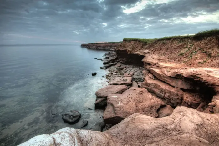 Framed Print : PEI Coastline