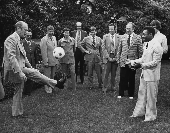 Framed Print : Pele And Ford Framed Print : Pele And Ford