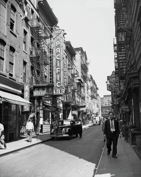 Framed Print : Pell Street In Chinatown Framed Print : Pell Street In Chinatown