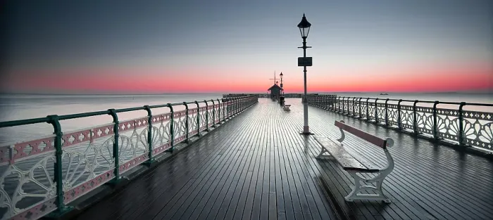 Framed Print : Penarth Pier Sunrise Framed Print : Penarth Pier Sunrise