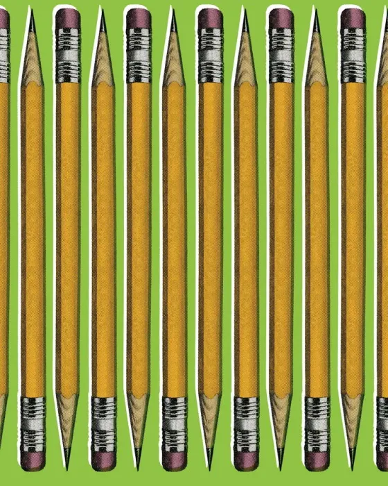 Framed Print : Pencil pattern Framed Print : Pencil pattern