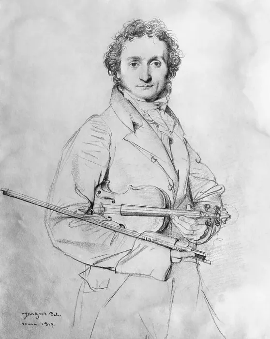 Framed Print : Pencil Sketch of Niccolo Paganini by Jean Auguste Dominique Ingres Framed Print : Pencil Sketch of Niccolo Paganini by Jean Auguste Dominique Ingres