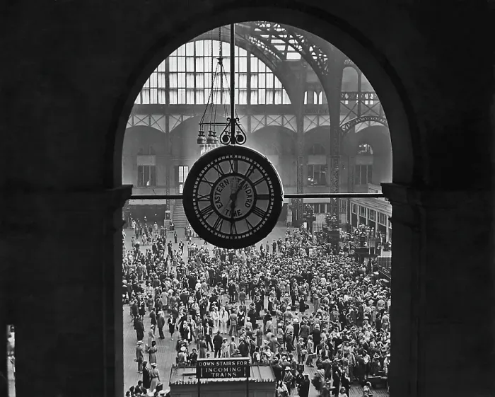Framed Print : Penn Station Crowds Framed Print : Penn Station Crowds