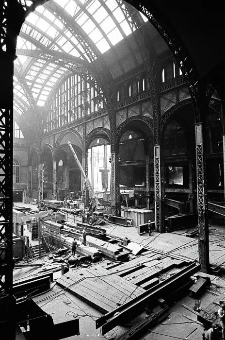Framed Print : Penn Station, During The Demolition Framed Print : Penn Station, During The Demolition