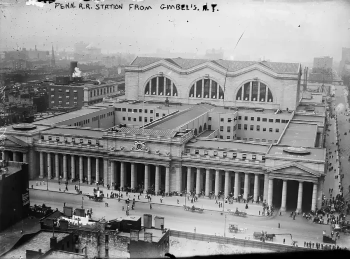 Framed Print : Penn Station In New York, Circa 1911 Framed Print : Penn Station In New York, Circa 1911