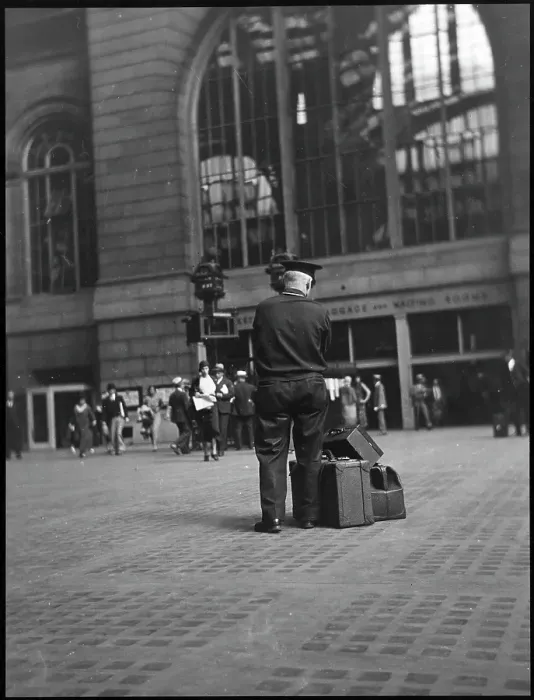 Framed Print : Penn Station Porter Framed Print : Penn Station Porter