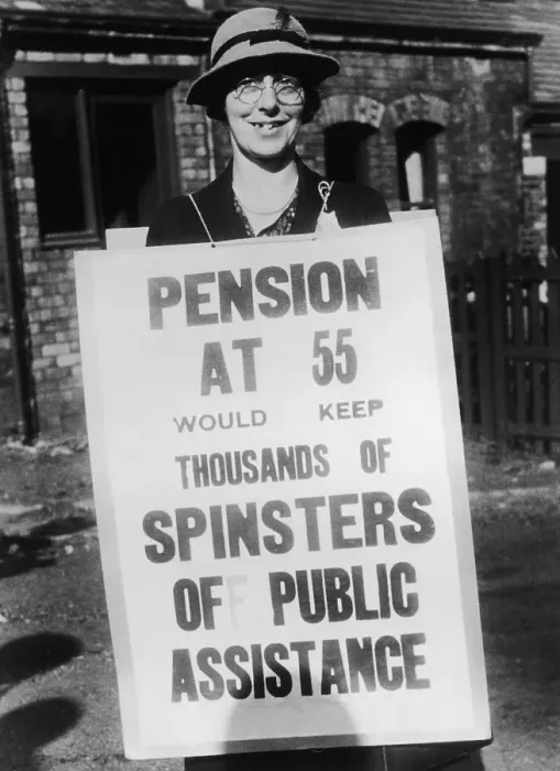 Framed Print : Pensions For Spinsters Framed Print : Pensions For Spinsters