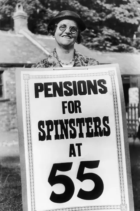 Framed Print : Pensions For Spinsters Framed Print : Pensions For Spinsters