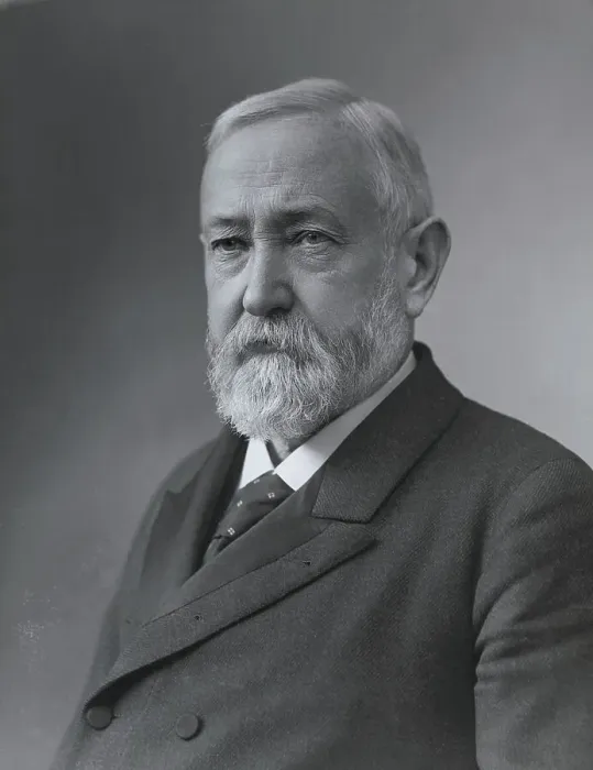 Framed Print : Pensive Portrait of President Benjamin Harrison Framed Print : Pensive Portrait of President Benjamin Harrison