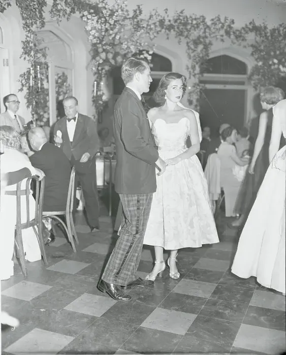 Framed Print : People Attending Belmont Ball