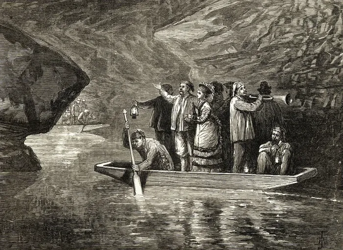 Framed Print : People Crossing River Styx in Mammoth Cave of Kentucky Framed Print : People Crossing River Styx in Mammoth Cave of Kentucky