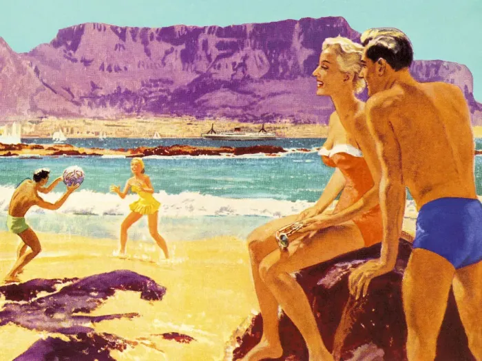 Framed Print : People Enjoying a Day at the Beach Framed Print : People Enjoying a Day at the Beach