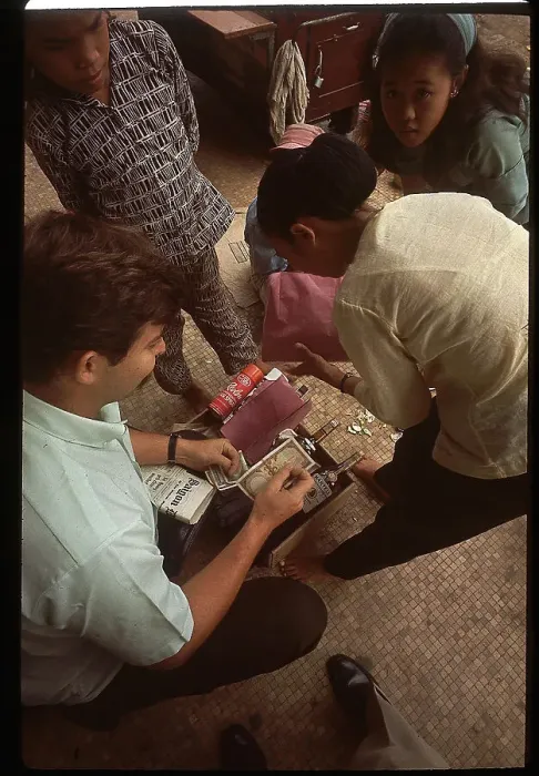 Framed Print : People Exchanging Money at Black Market Framed Print : People Exchanging Money at Black Market
