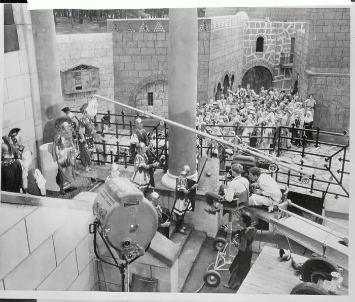Framed Print : People Filming a Scene for a Movie Framed Print : People Filming a Scene for a Movie