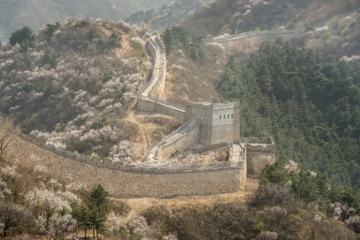 Framed Print : No people on the Great Wall of China Framed Print : No people on the Great Wall of China