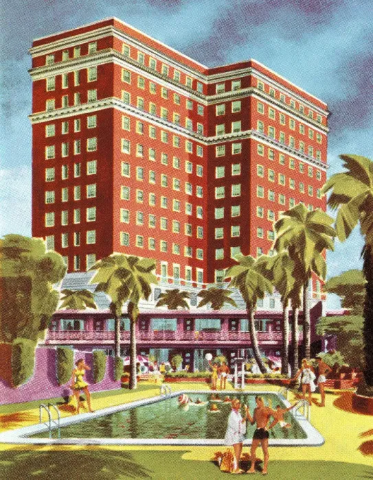 Framed Print : People At Hotel Pool Framed Print : People At Hotel Pool