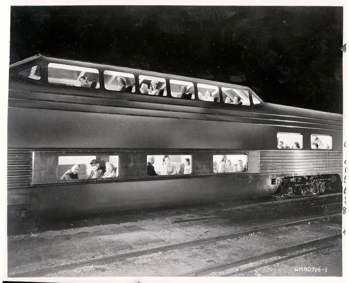 Framed Print : People in Multilevel Futuristic Train Framed Print : People in Multilevel Futuristic Train