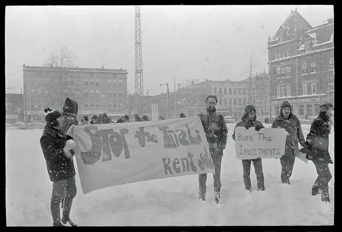 Framed Print : People Participating in a Demonstration