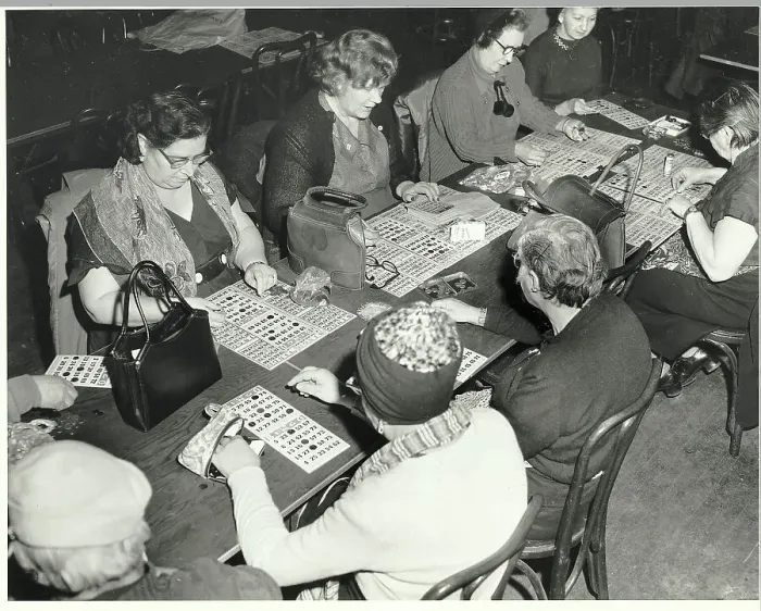 Framed Print : People Playing Bingo