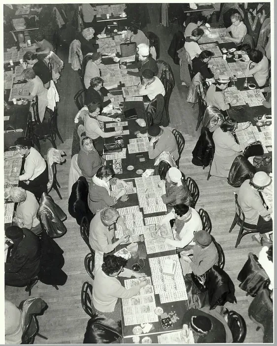 Framed Print : People Playing Bingo Framed Print : People Playing Bingo