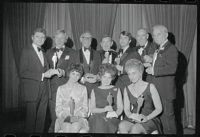 Framed Print : People Posing with Fashion Industry Awards Framed Print : People Posing with Fashion Industry Awards