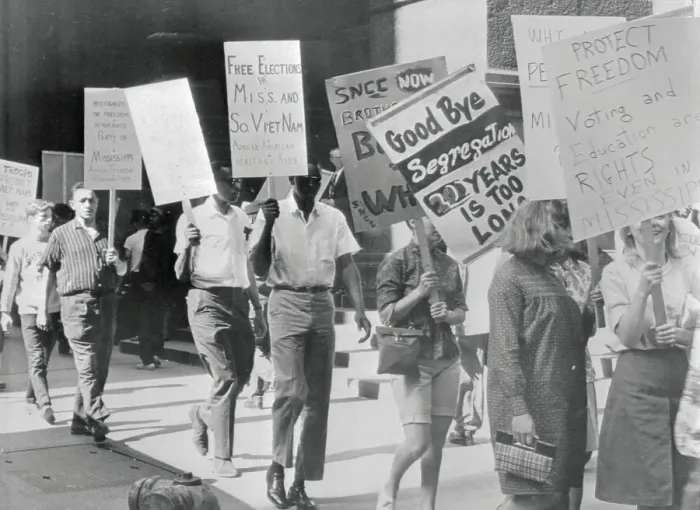 Framed Print : People Protesting Violence Against Civil Rights Workers Framed Print : People Protesting Violence Against Civil Rights Workers