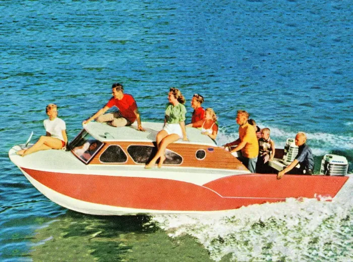 Framed Print : People Riding a Boat Framed Print : People Riding a Boat