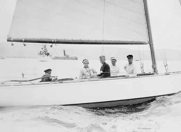 Framed Print : People Riding on a Yacht Framed Print : People Riding on a Yacht