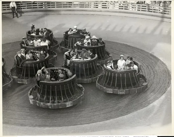 Framed Print : People on Spinning Amusement Ride Framed Print : People on Spinning Amusement Ride