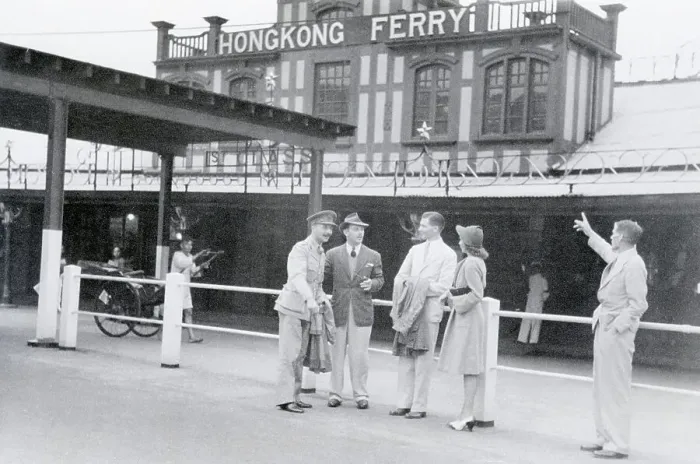 Framed Print : People Standing At Hong Kong Ferry Dock Framed Print : People Standing At Hong Kong Ferry Dock
