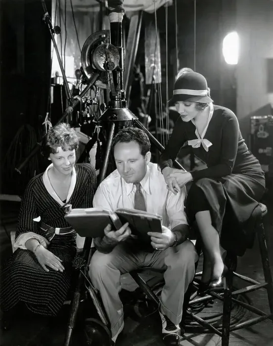 Framed Print : People Studying Film Script Framed Print : People Studying Film Script