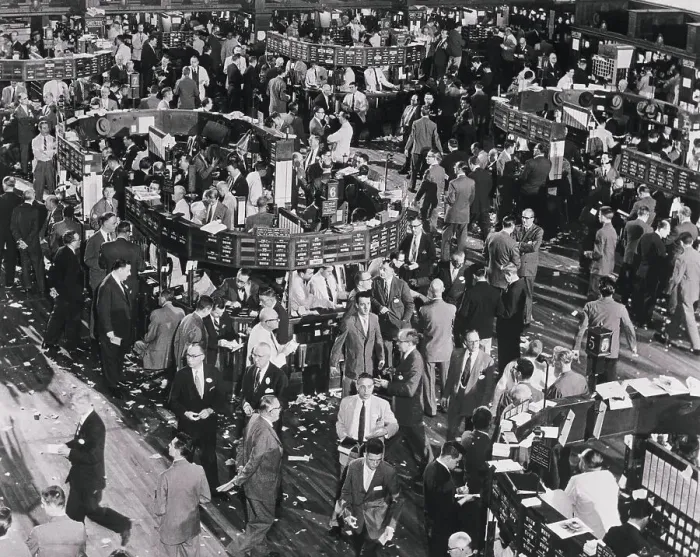 Framed Print : People Trading at Stock Exchange Framed Print : People Trading at Stock Exchange