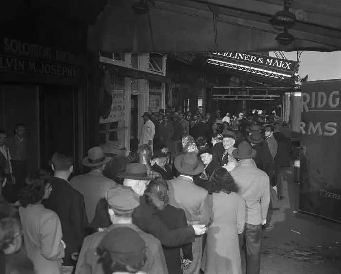 Framed Print : People Waiting in Line Framed Print : People Waiting in Line