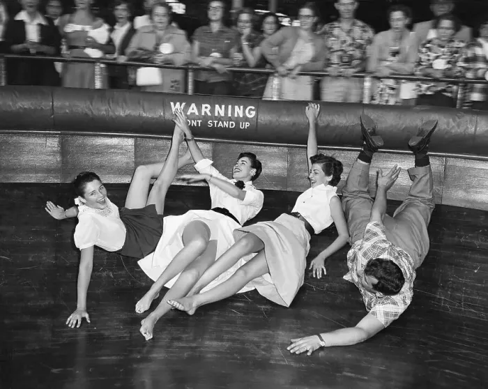 Framed Print : People on Whirling Rotor Ride Framed Print : People on Whirling Rotor Ride
