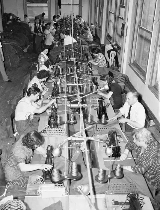 Framed Print : People Working In Clothing Factory Framed Print : People Working In Clothing Factory