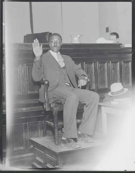Framed Print : Percy Ricks Testifying Framed Print : Percy Ricks Testifying