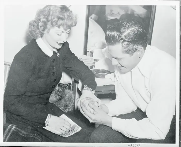 Framed Print : Performer Desi Arnaz Holding Hand of New Wife Lucille Ball Framed Print : Performer Desi Arnaz Holding Hand of New Wife Lucille Ball