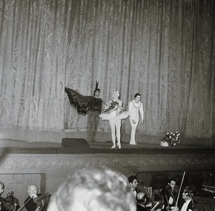 Framed Print : Performers During Ballet Curtain Call Framed Print : Performers During Ballet Curtain Call