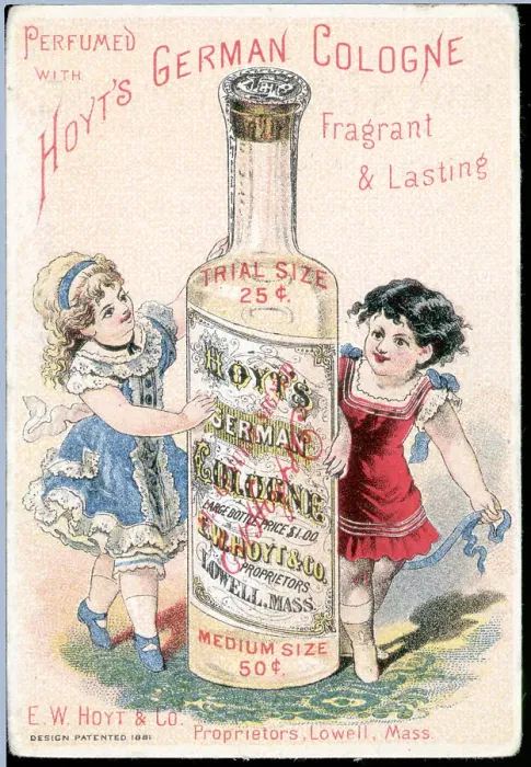 Framed Print : Perfumed Ad For Hoyt'S German Cologne Framed Print : Perfumed Ad For Hoyt'S German Cologne