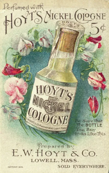 Framed Print : Perfumed Ad For Hoyt'S German Cologne Framed Print : Perfumed Ad For Hoyt'S German Cologne