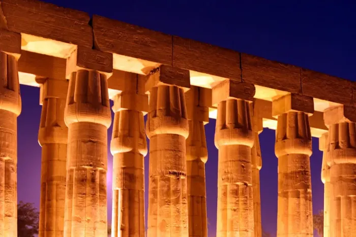 Framed Print : Peristyle court of Amenhotep III at Luxor Temple Framed Print : Peristyle court of Amenhotep III at Luxor Temple