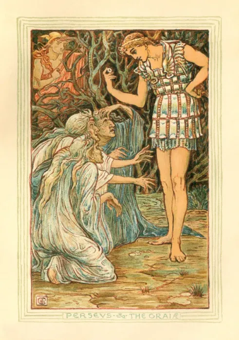 Framed Print : Perseus and the Graiae - Greek mythology Framed Print : Perseus and the Graiae - Greek mythology