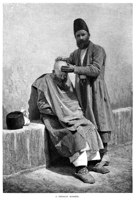 Framed Print : Persian Barber Framed Print : Persian Barber