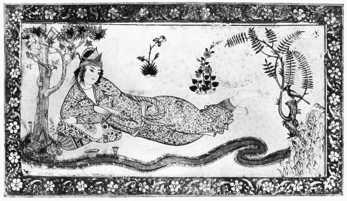 Framed Print : Persian Miniature Of Queen Of Sheba