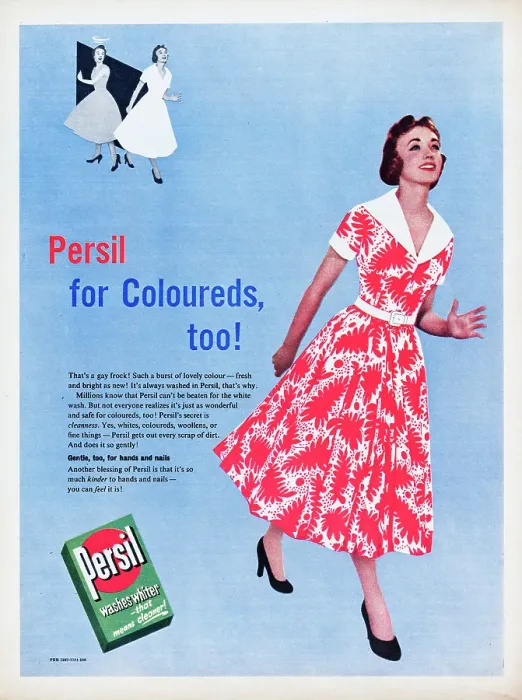 Framed Print : Persil. 1955: Advertisement for Persil washing powder with the caption Persil Framed Print : Persil. 1955: Advertisement for Persil washing powder with the caption Persil