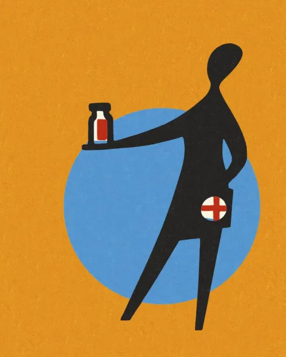 Framed Print : Person Handing Out Medicine Framed Print : Person Handing Out Medicine