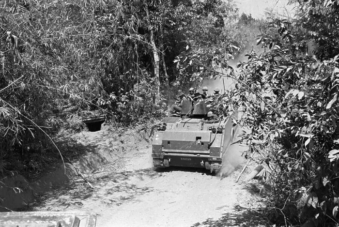 Framed Print : Personnel Carrier on the Ho Chi Minh Trail Framed Print : Personnel Carrier on the Ho Chi Minh Trail