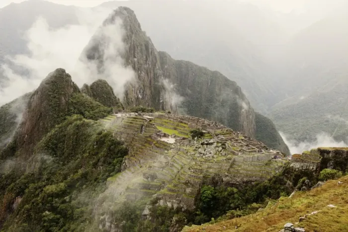 Framed Print : Peru, Urubamba Province, Cusco, View to Machu Picchu Framed Print : Peru, Urubamba Province, Cusco, View to Machu Picchu