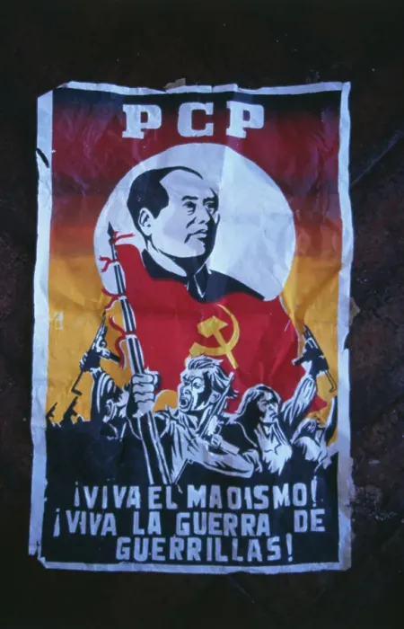 Framed Print : Peruvian Communist Party Poster Framed Print : Peruvian Communist Party Poster